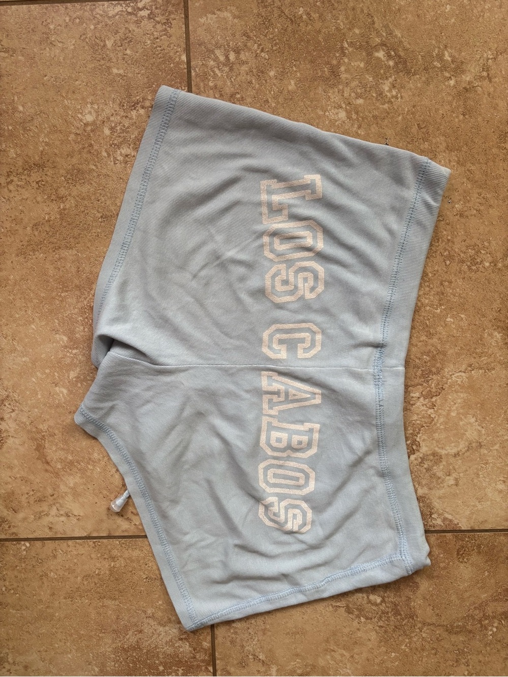 Y2K Los Cabos Light Blue Women’s Lounge Shorts size S